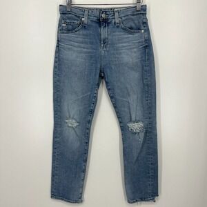 AG Adriano Goldschmied Jeans Womens 25 Blue Ex-Boyfriend Slouchy Slim Light Wash